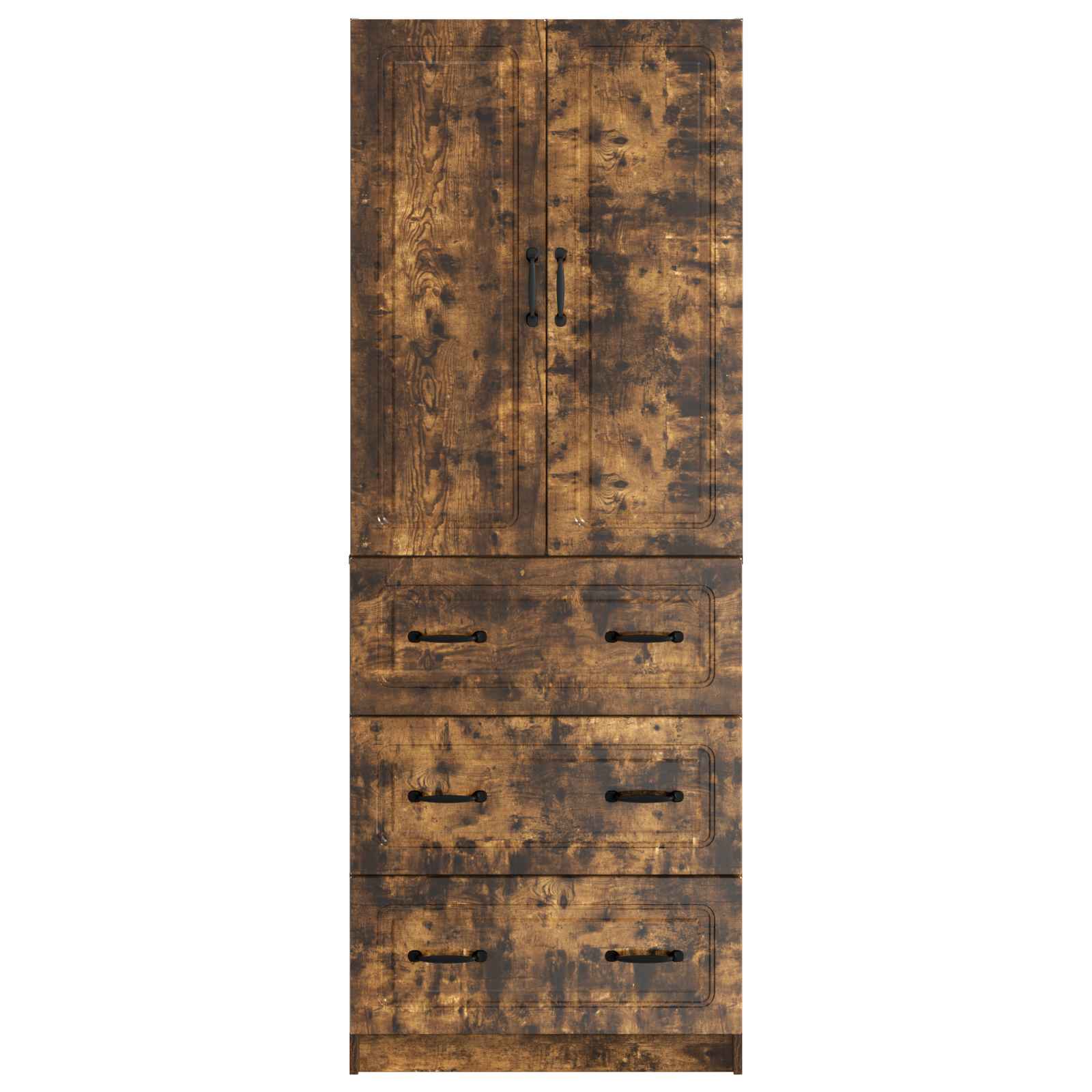 Schrankset 2 pcs Geräucherte Eiche 66 x 34,5 x 87 cm