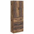 Schrankset 2 pcs Altholz 66 x 34,5 x 87 cm Holzwerkstoff
