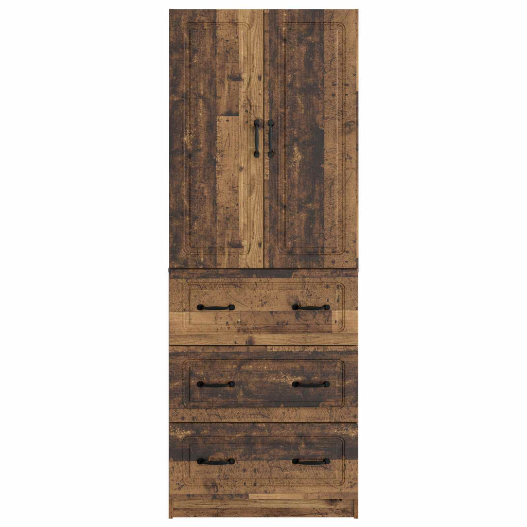 Schrankset 2 pcs Altholz 66 x 34,5 x 87 cm Holzwerkstoff