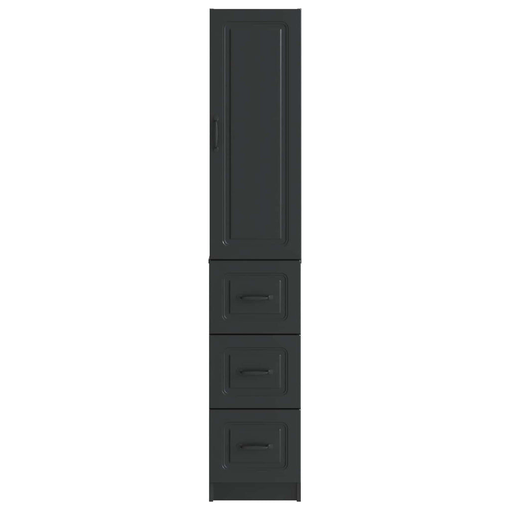 Schrankset 2 pcs Schwarz 33 x 34,5 x 87 cm Holzwerkstoff