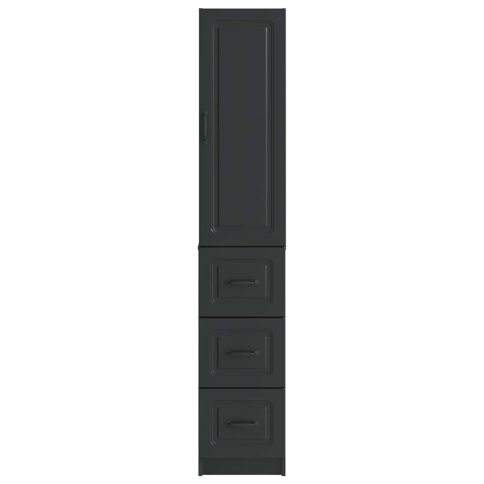 Schrankset 2 pcs Schwarz 33 x 34,5 x 87 cm Holzwerkstoff