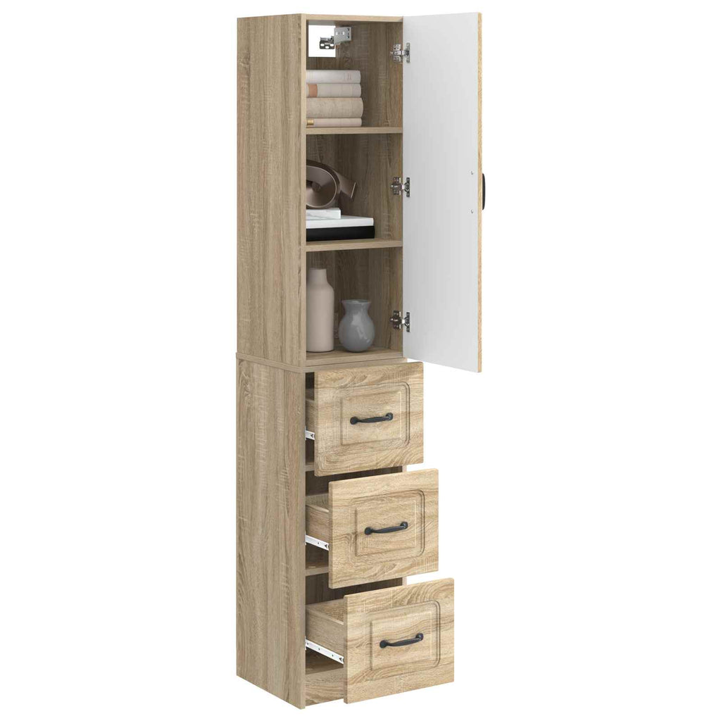 Schrankset 2 pcs Sonoma-Eiche 33 x 34,5 x 87 cm Holzwerkstoff