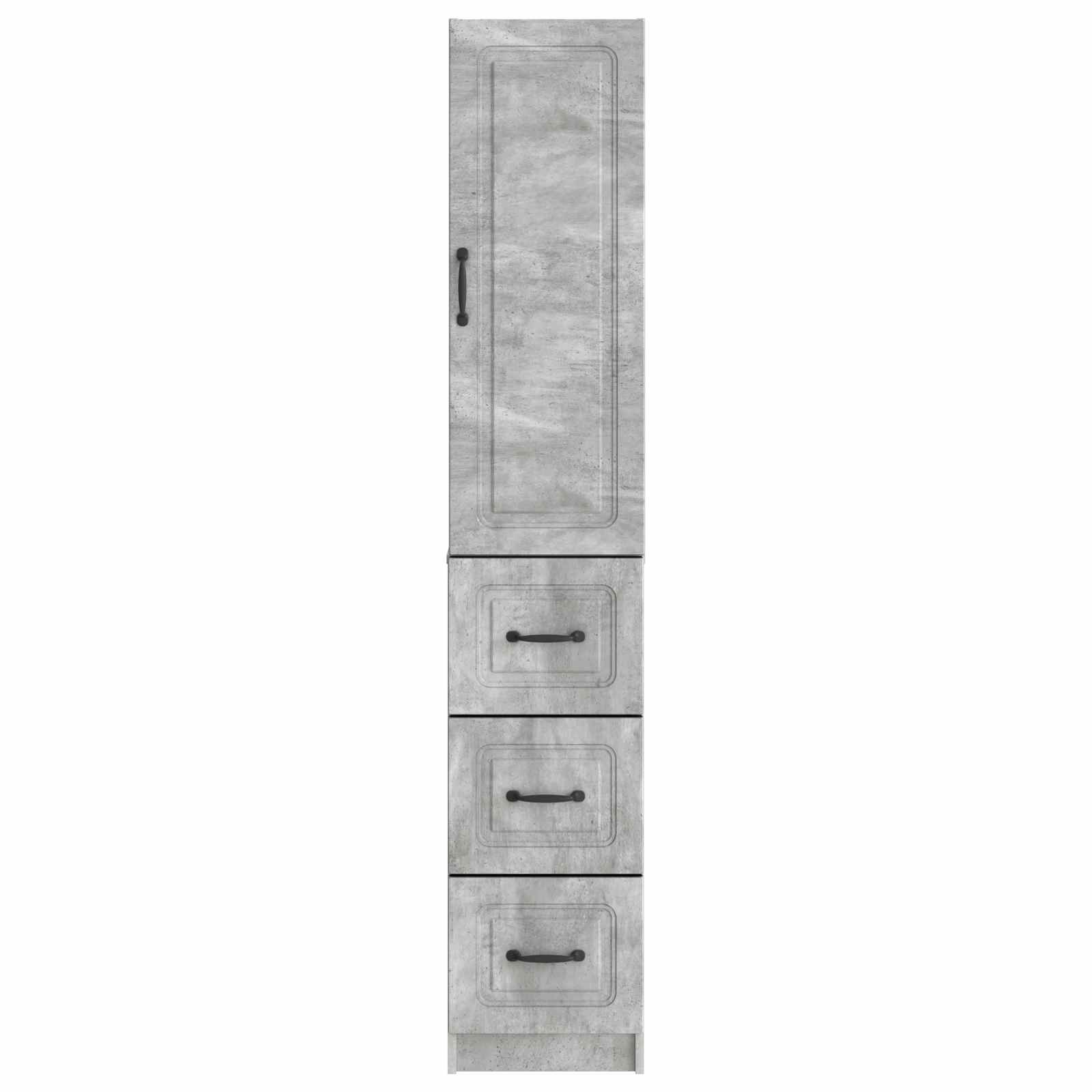 Schrankset 2 pcs Betongrau 33 x 34,5 x 87 cm Holzwerkstoff