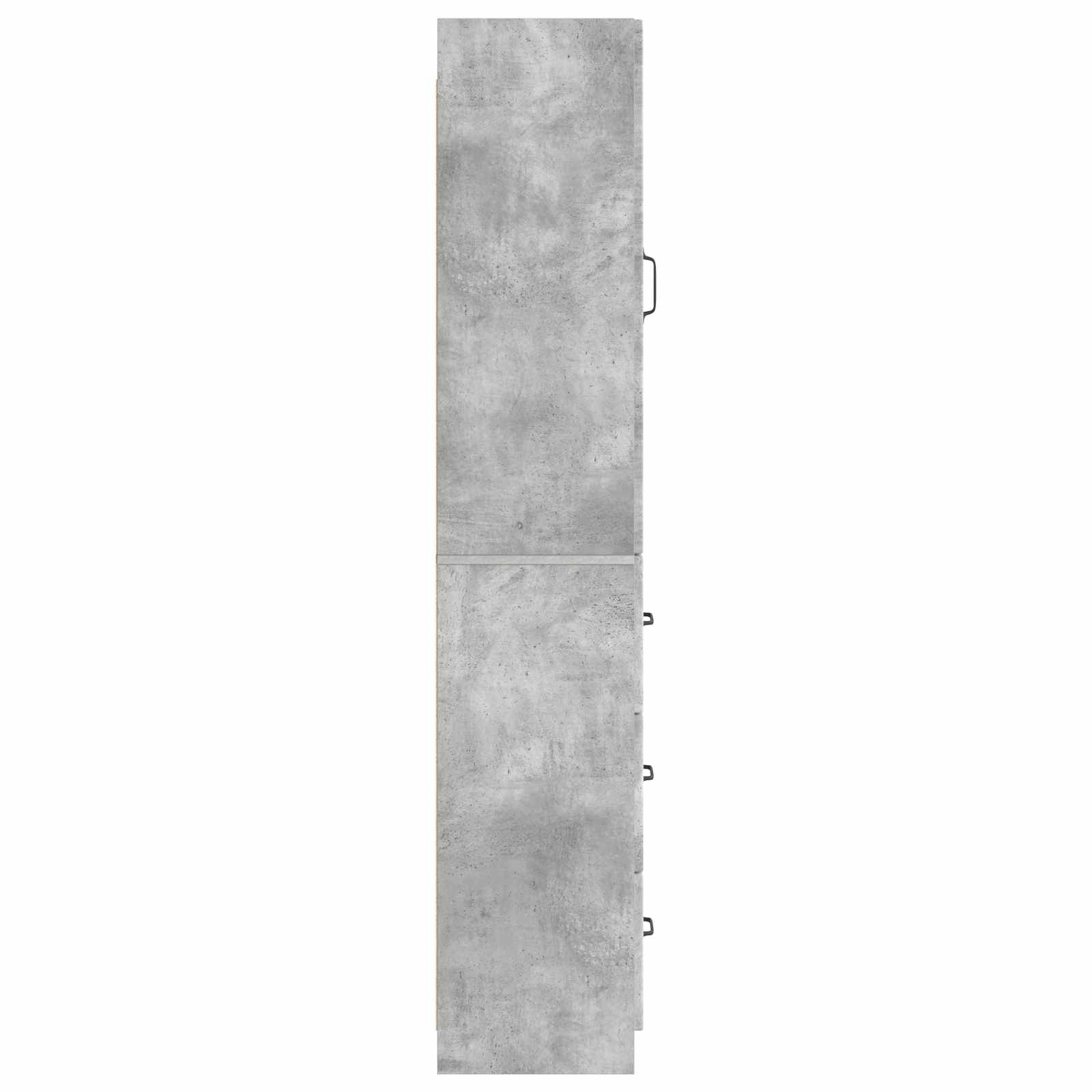 Schrankset 2 pcs Betongrau 33 x 34,5 x 87 cm Holzwerkstoff