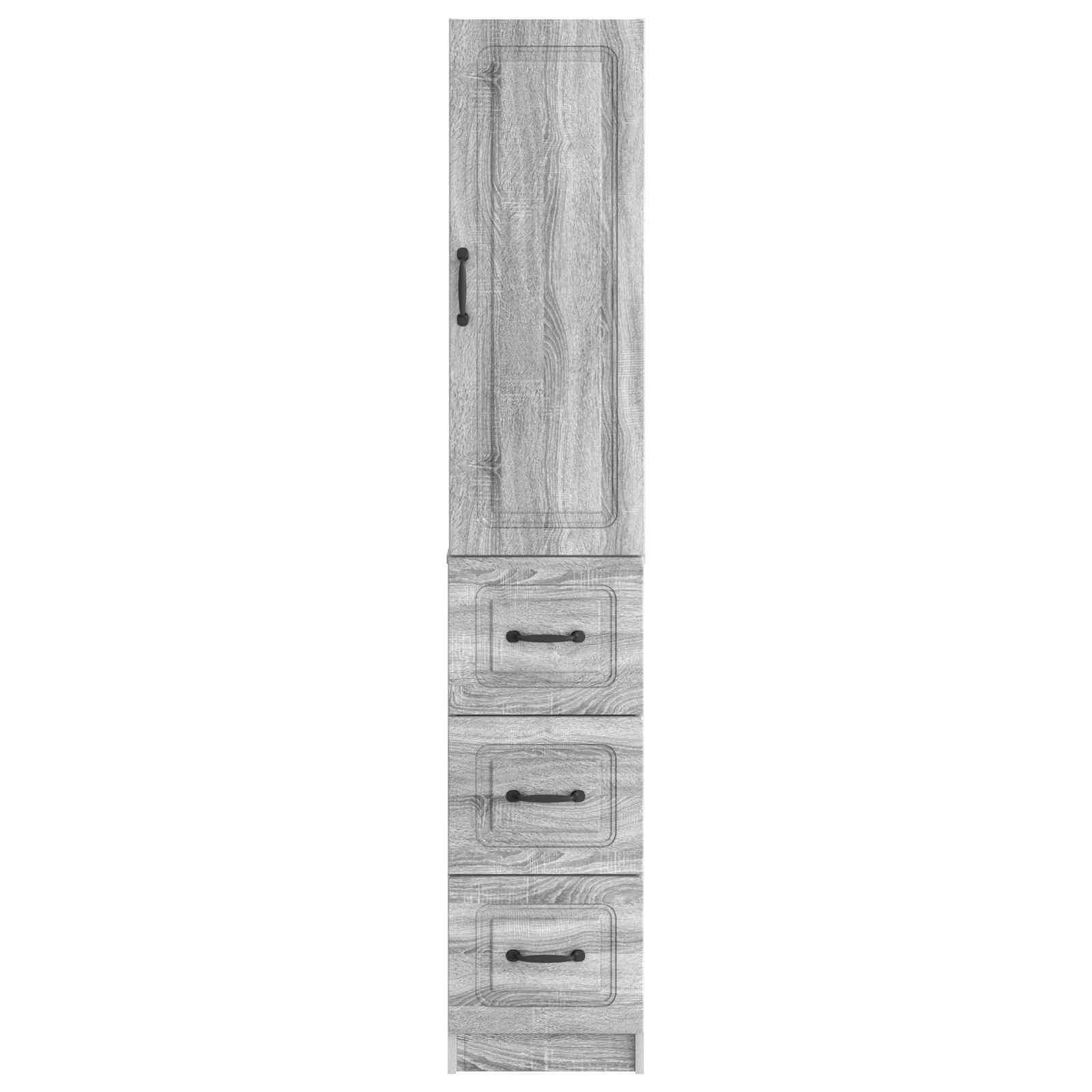 Schrankset 2 pcs Grau Sonoma 33 x 34,5 x 87 cm Holzwerkstoff