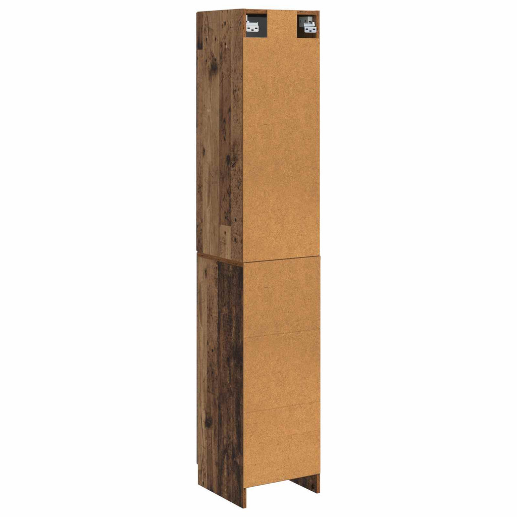 Schrankset 2 pcs Altholz 33 x 34,5 x 87 cm Holzwerkstoff