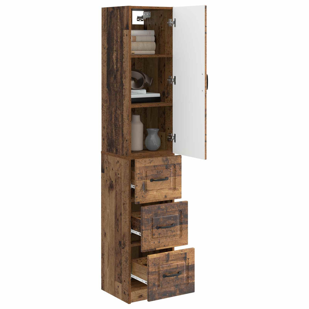 Schrankset 2 pcs Altholz 33 x 34,5 x 87 cm Holzwerkstoff
