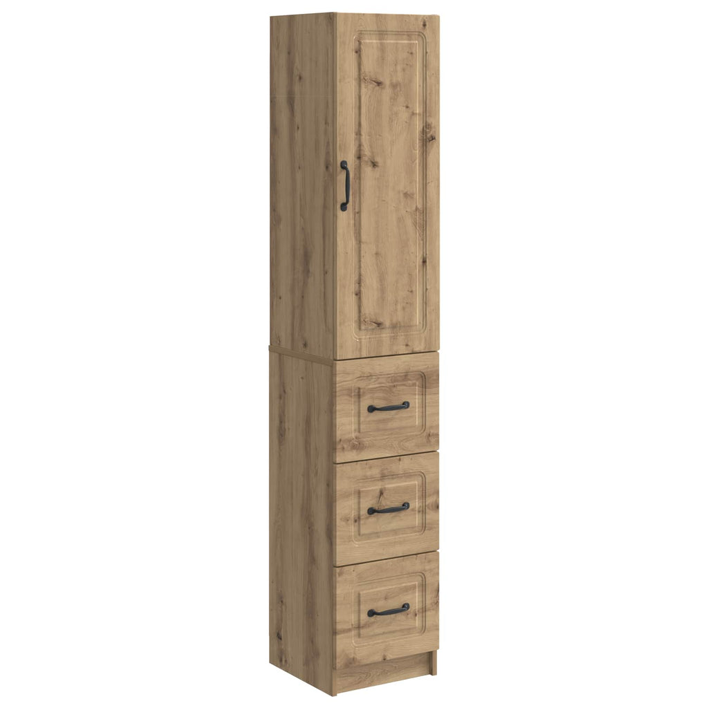 Schrankset 2 pcs Artisan-Eiche 33 x 34,5 x 87 cm Holzwerkstoff