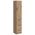 Schrankset 2 pcs Artisan-Eiche 33 x 34,5 x 87 cm Holzwerkstoff