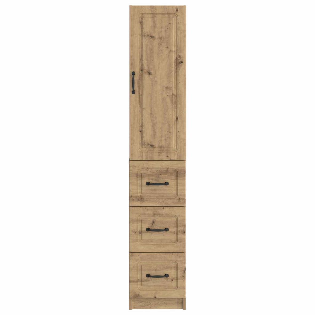 Schrankset 2 pcs Artisan-Eiche 33 x 34,5 x 87 cm Holzwerkstoff