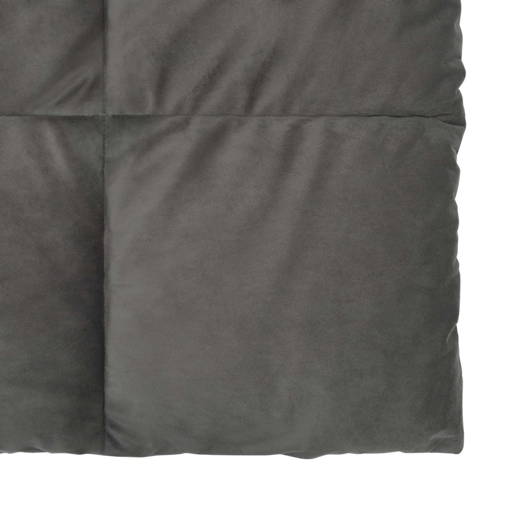 Sommerdecke Gepolstert Hellgrau 200 x 200 cm Mikrofaser