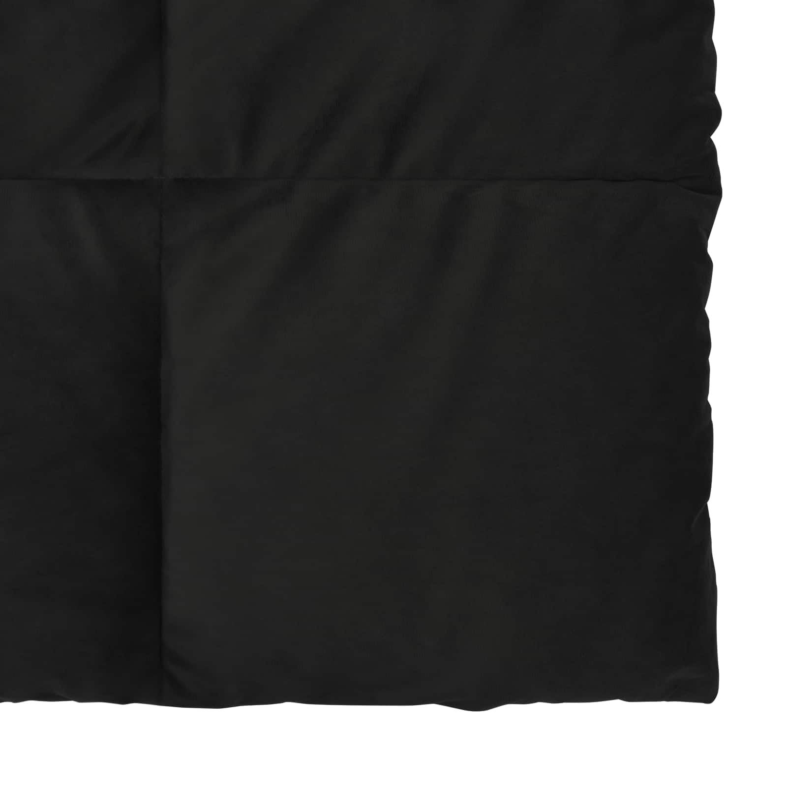 Sommerdecke Gepolstert Schwarz 155 x 200 cm Mikrofaser