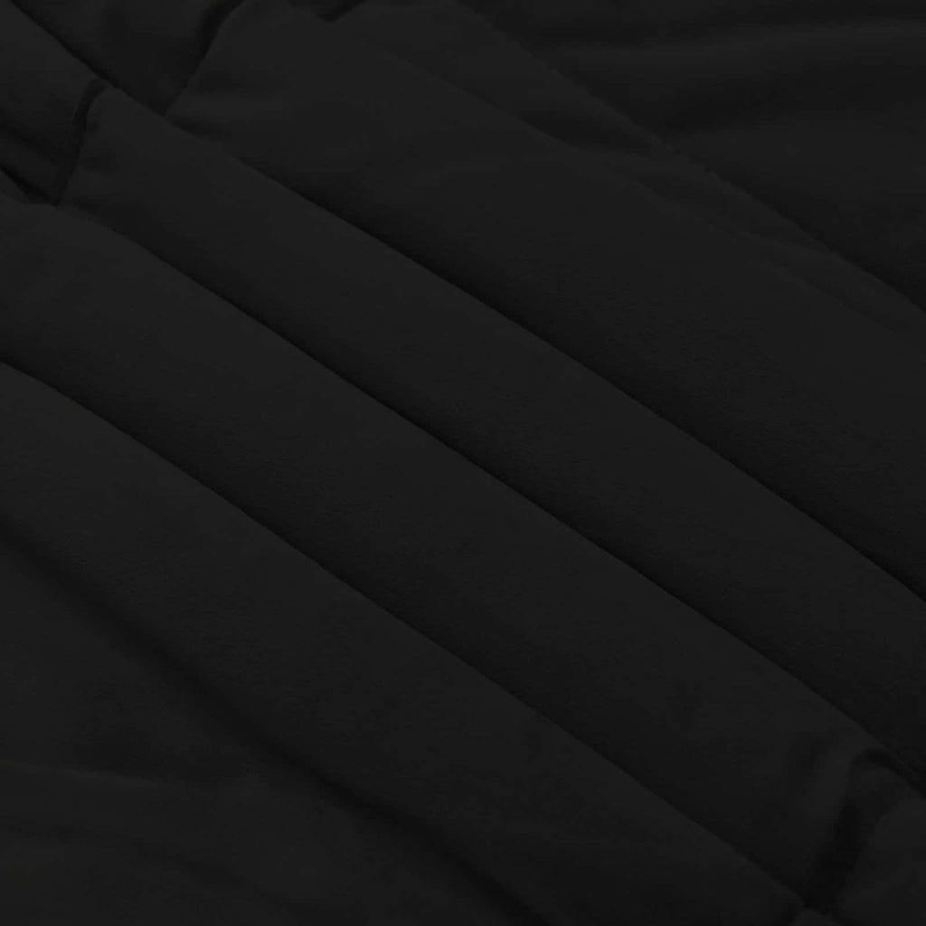 Sommerdecke Gepolstert Schwarz 240 x 260 cm Mikrofaser