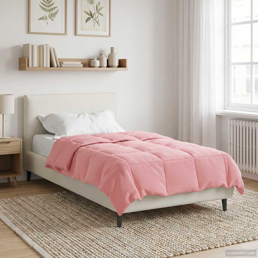Sommerdecke Gepolstert Rosa 135 x 200 cm Mikrofaser