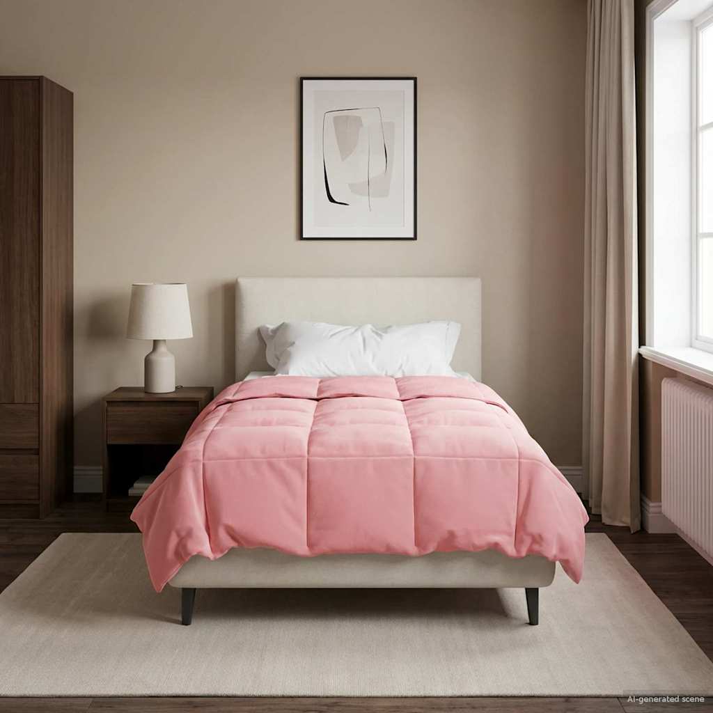 Sommerdecke Gepolstert Rosa 135 x 220 cm Mikrofaser