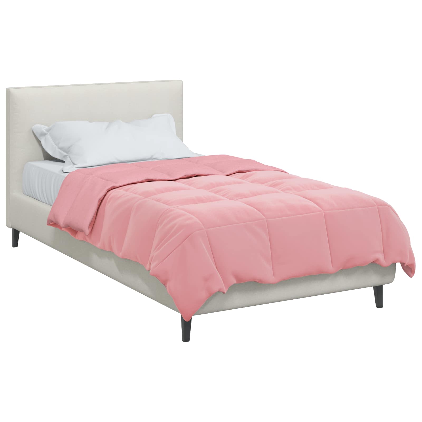 Sommerdecke Gepolstert Rosa 140 x 220 cm Mikrofaser