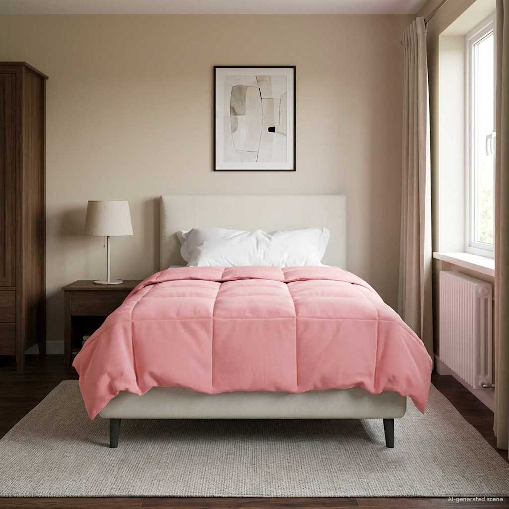 Sommerdecke Gepolstert Rosa 155 x 220 cm Mikrofaser