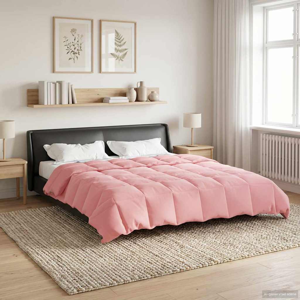 Sommerdecke Gepolstert Rosa 200 x 220 cm Mikrofaser