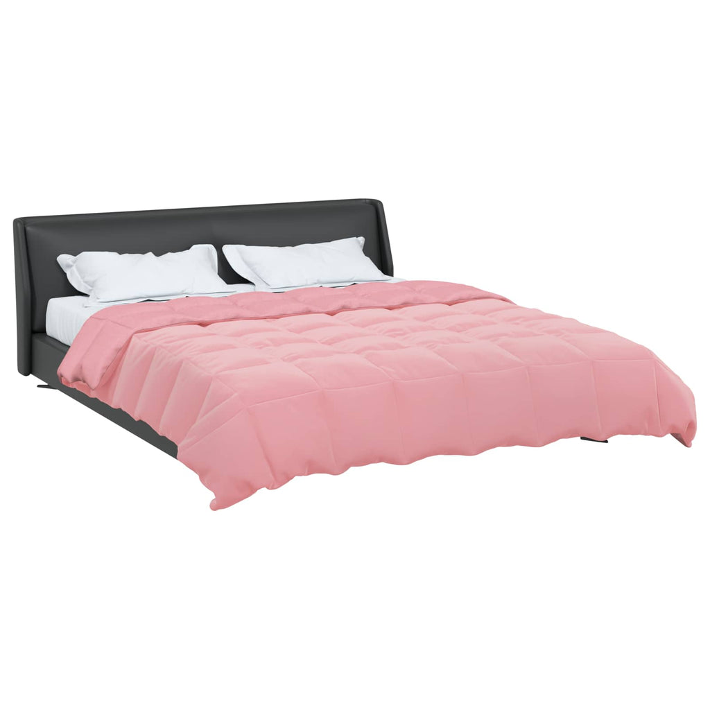 Sommerdecke Gepolstert Rosa 200 x 220 cm Mikrofaser