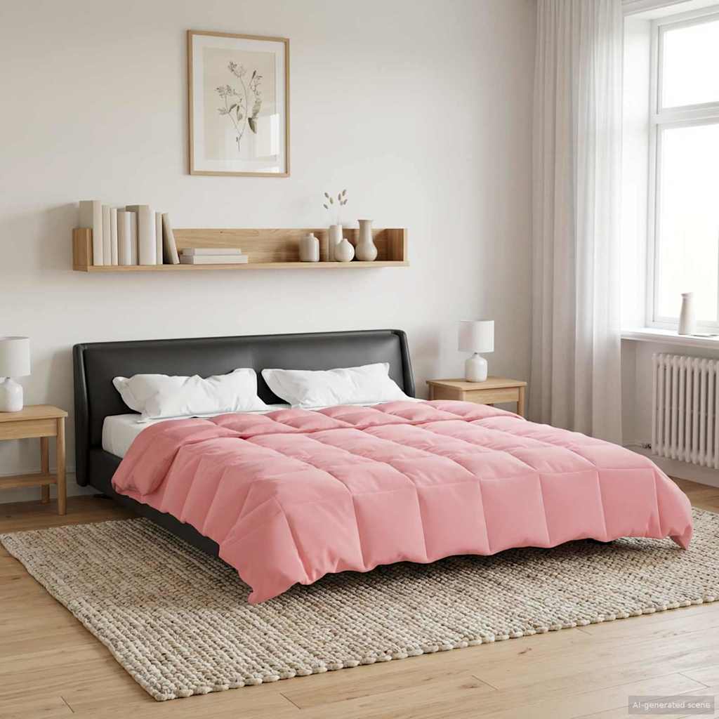 Sommerdecke Gepolstert Rosa 240 x 260 cm Mikrofaser