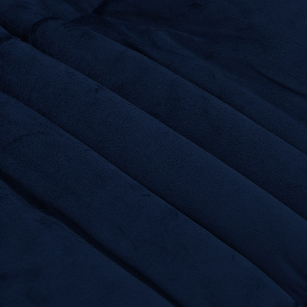Sommerdecke Gepolstert Dunkelblau 200 x 240 cm Mikrofaser