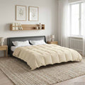 Sommerdecke Gepolstert Creme 200 x 240 cm Mikrofaser
