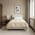 Sommerdecke Gepolstert Creme 135 x 220 cm Mikrofaser