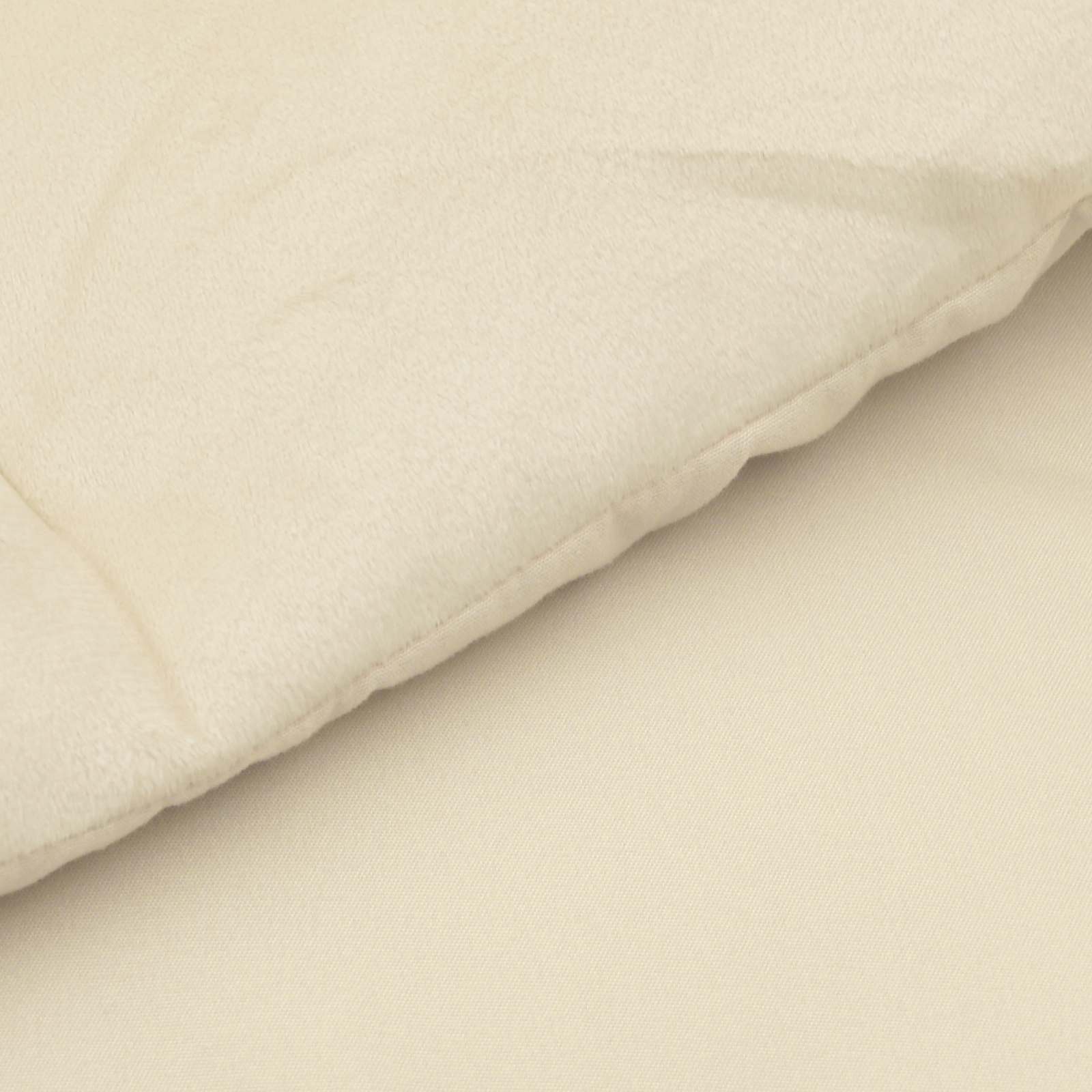 Sommerdecke Gepolstert Creme 140 x 220 cm Mikrofaser