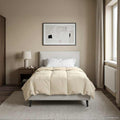 Sommerdecke Gepolstert Creme 140 x 220 cm Mikrofaser