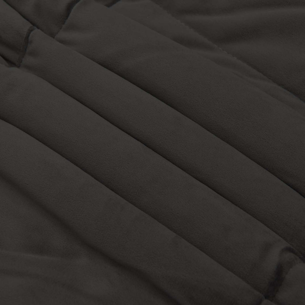 Ganzjahresbettdecke Anthrazit 155 x 200 cm Mikrofaser
