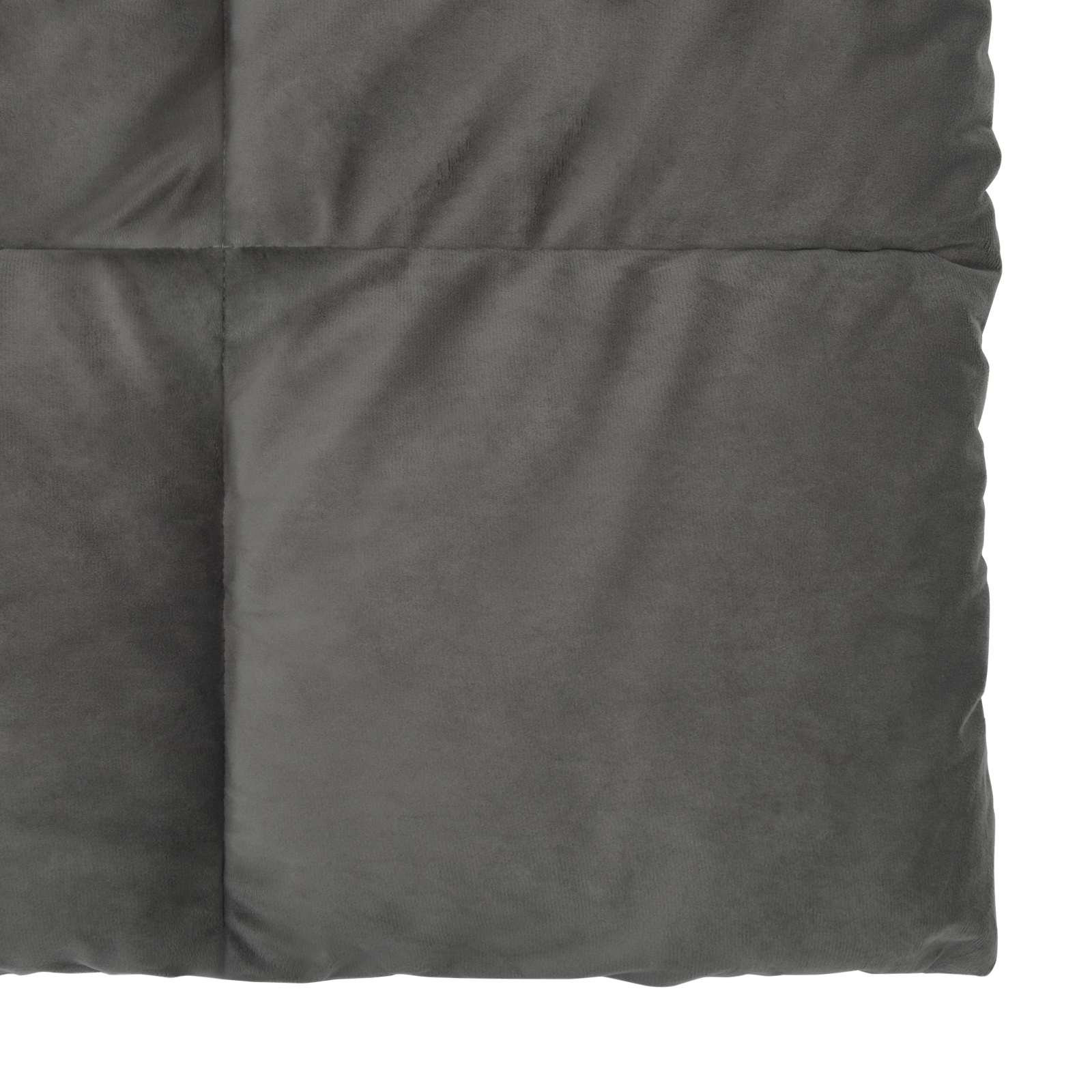 Ganzjahresbettdecke Gepolstert Hellgrau 200 x 200 cm Mikrofaser