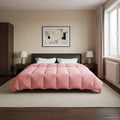 Winterbettdecke Gepolstert Rosa 200 x 200 cm Mikrofaser