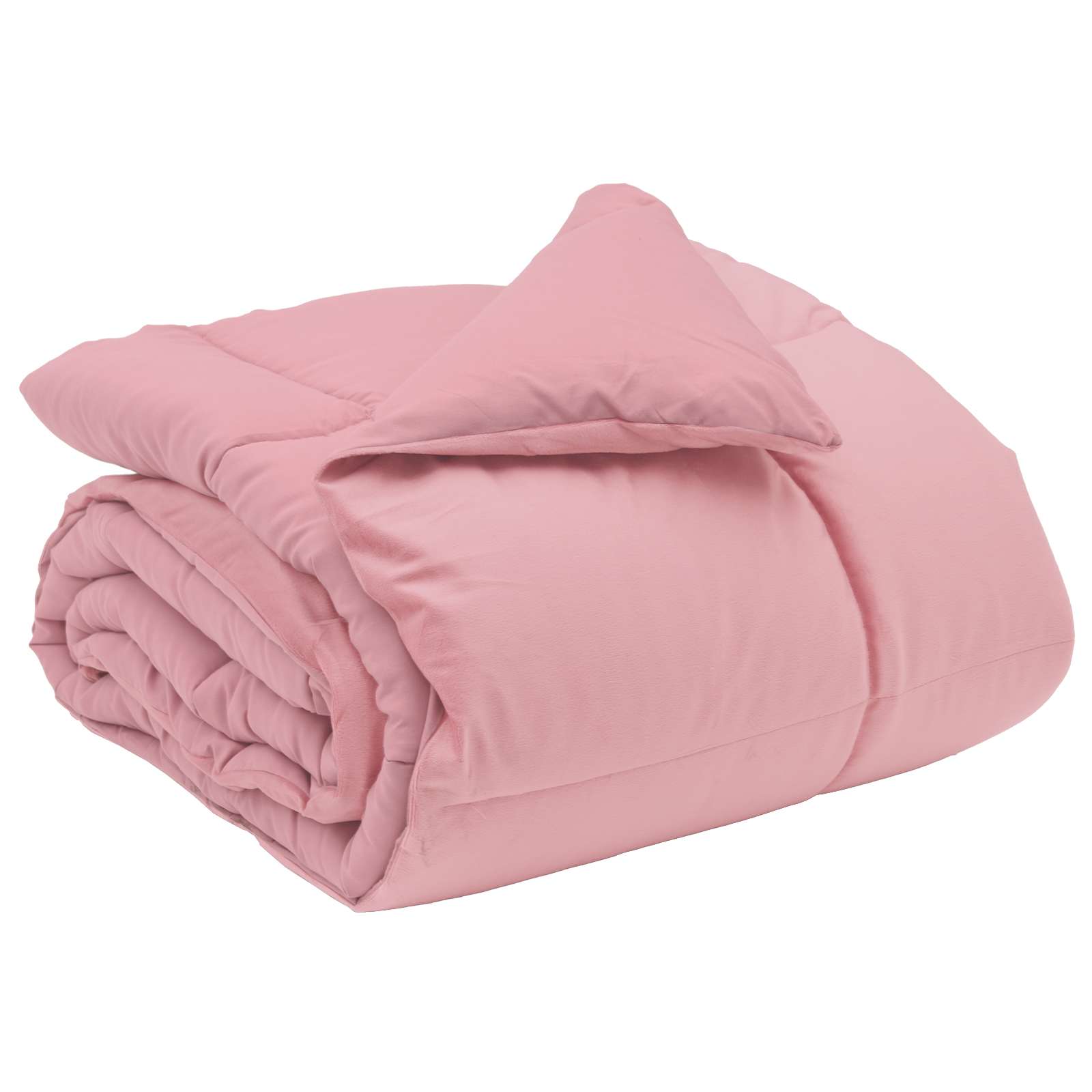 Winterbettdecke Gepolstert Rosa 220 x 260 cm Mikrofaser