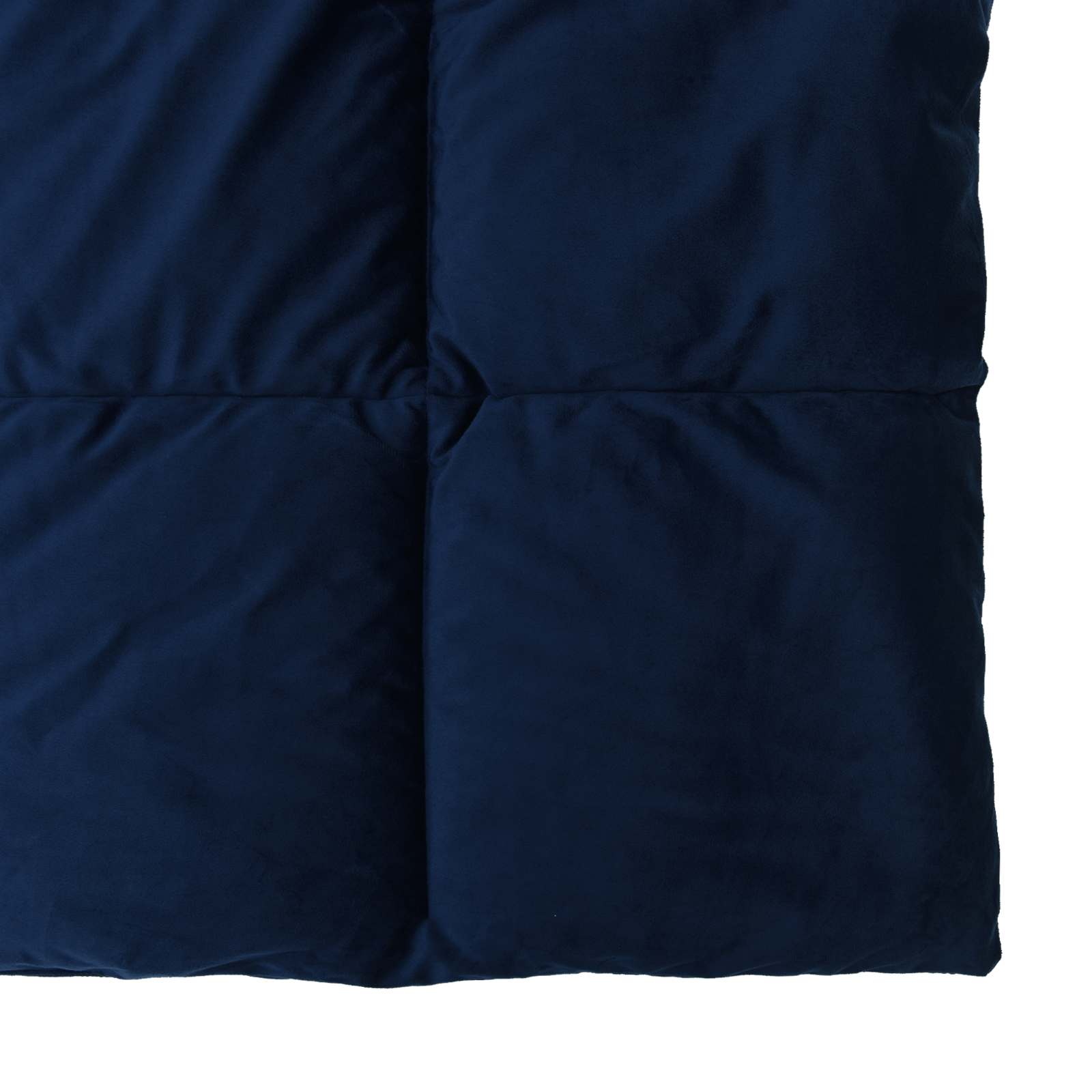Winterbettdecke Gepolstert Dunkelblau 135 x 220 cm Mikrofaser