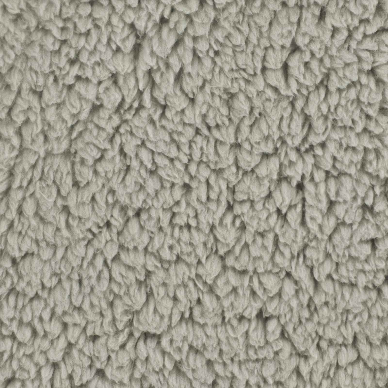 Sommerdecke Hellgrau 140 x 220 cm Mikrofaser und Teddy-Fleece