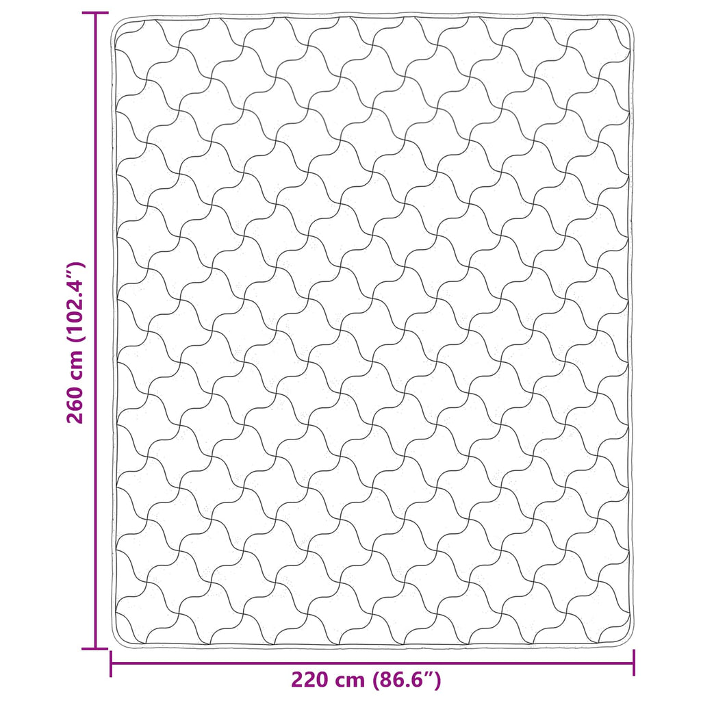 Sommerdecke Rosa 220 x 260 cm Mikrofaser und Teddy-Fleece
