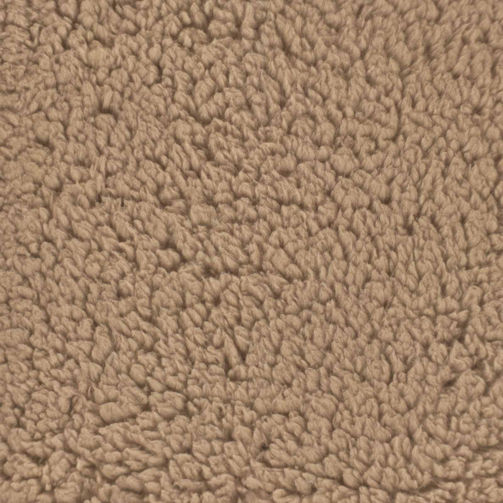 Sommerdecke Taupe 200 x 200 cm Mikrofaser und Teddy-Fleece