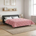 Ganzjahresbettdecke Gepolstert Rosa 200 x 220 cm