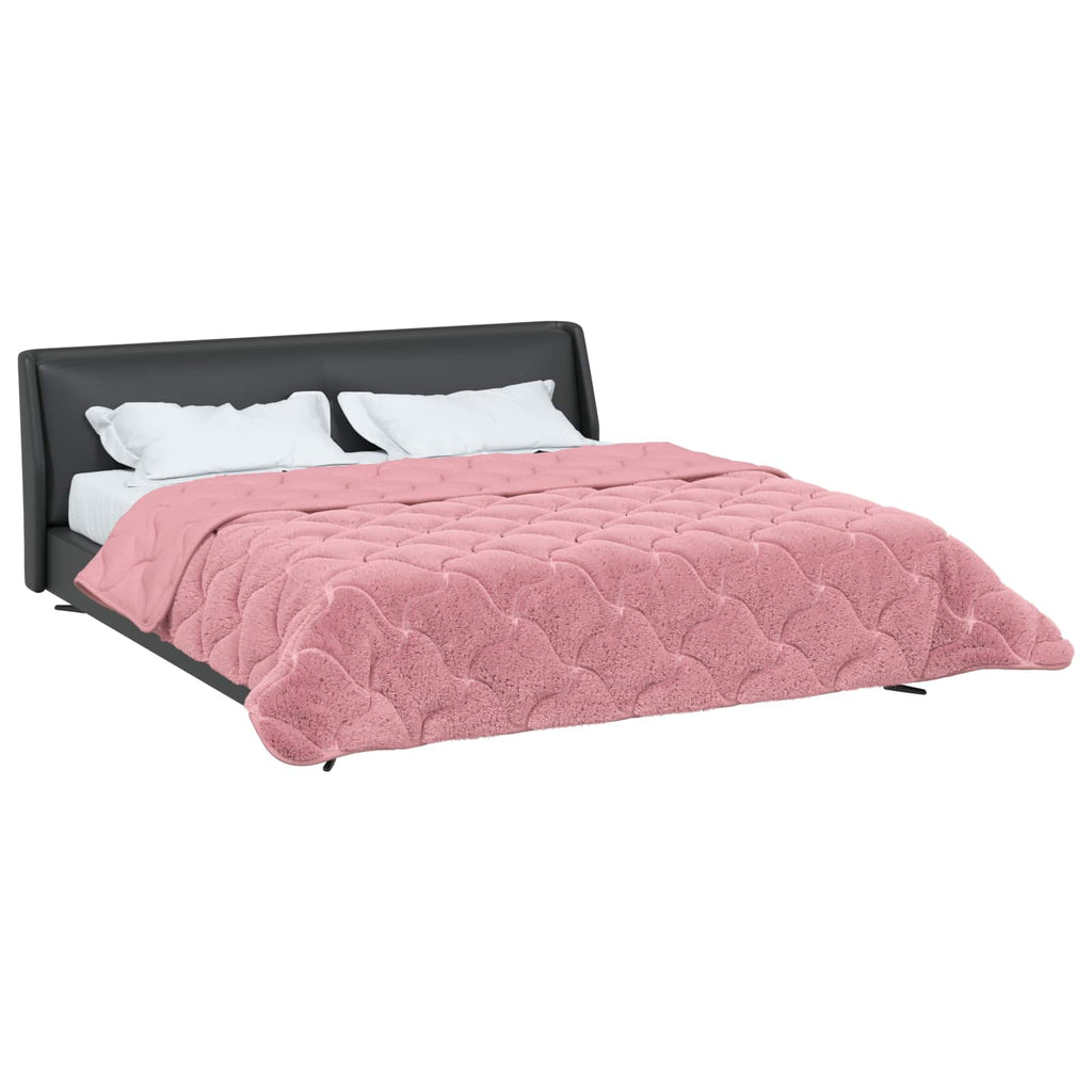 Ganzjahresbettdecke Gepolstert Rosa 200 x 220 cm