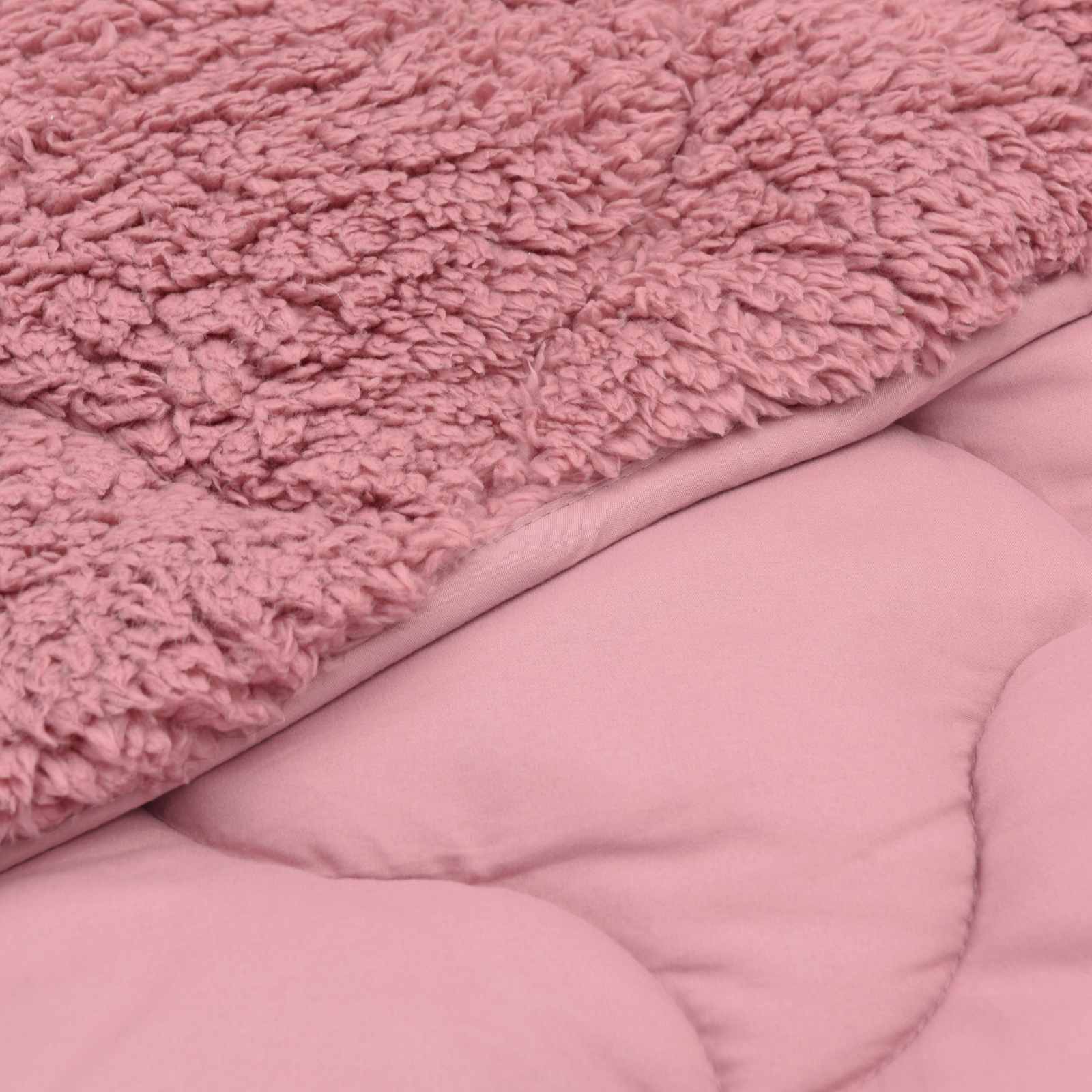 Ganzjahresbettdecke Gepolstert Rosa 220 x 240 cm