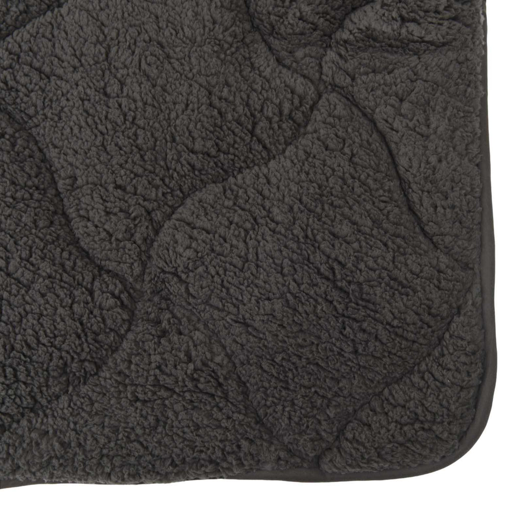 Winterbettdecke Gepolstert Anthrazit 200 x 240 cm