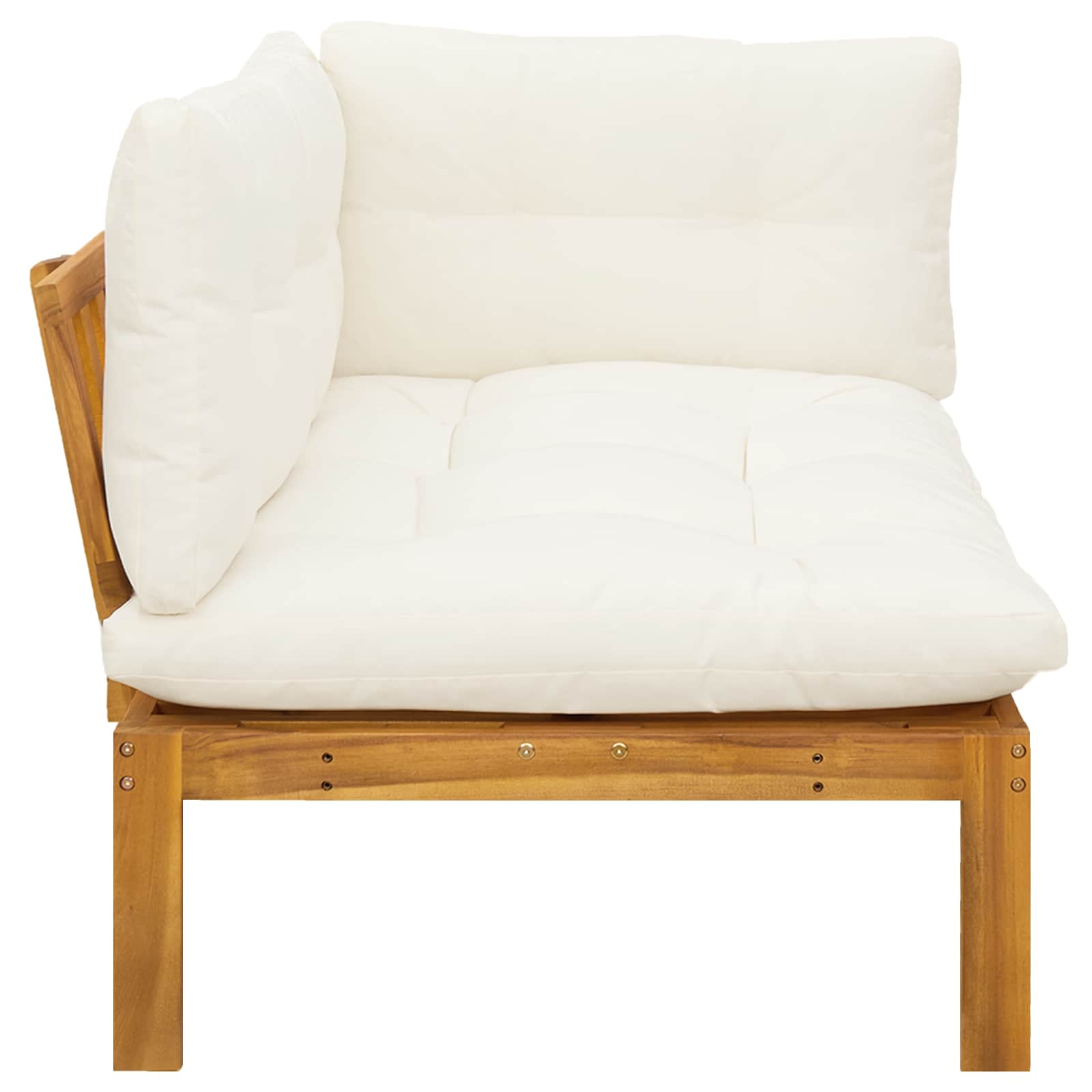 Ecksofa Akazienholz