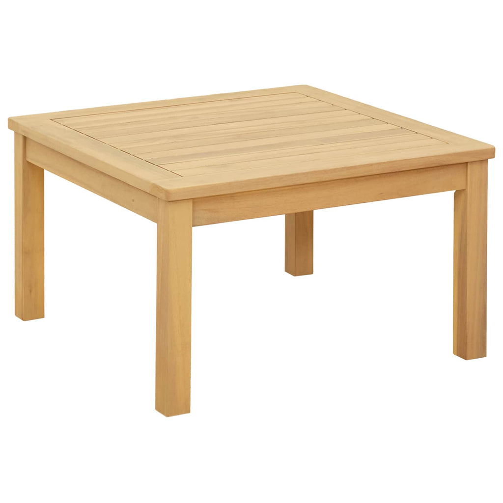 Couchtisch Helles Akazienholz 60 x 60 x 36 cm Massivholz Akazie