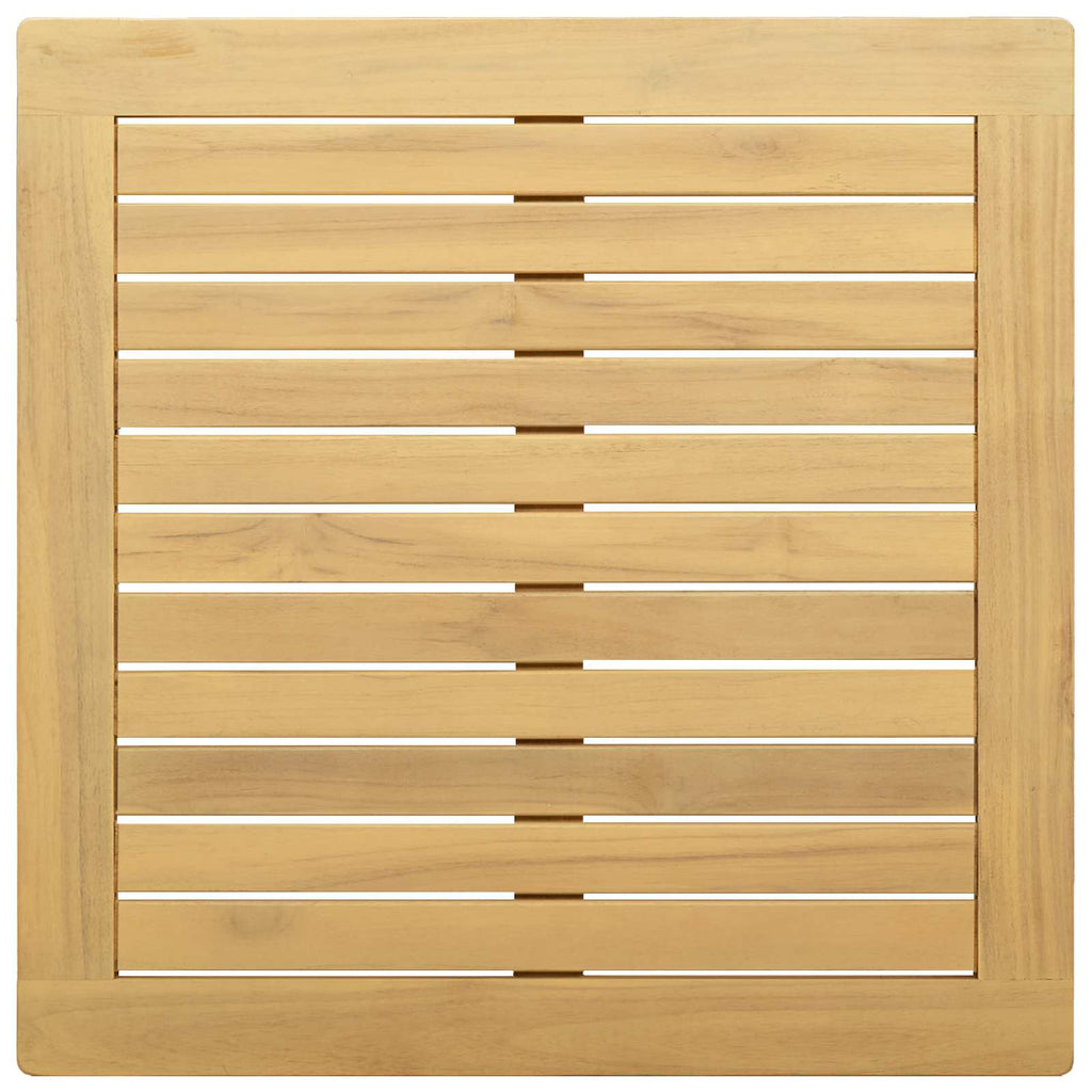 Couchtisch Helles Akazienholz 60 x 60 x 36 cm Massivholz Akazie