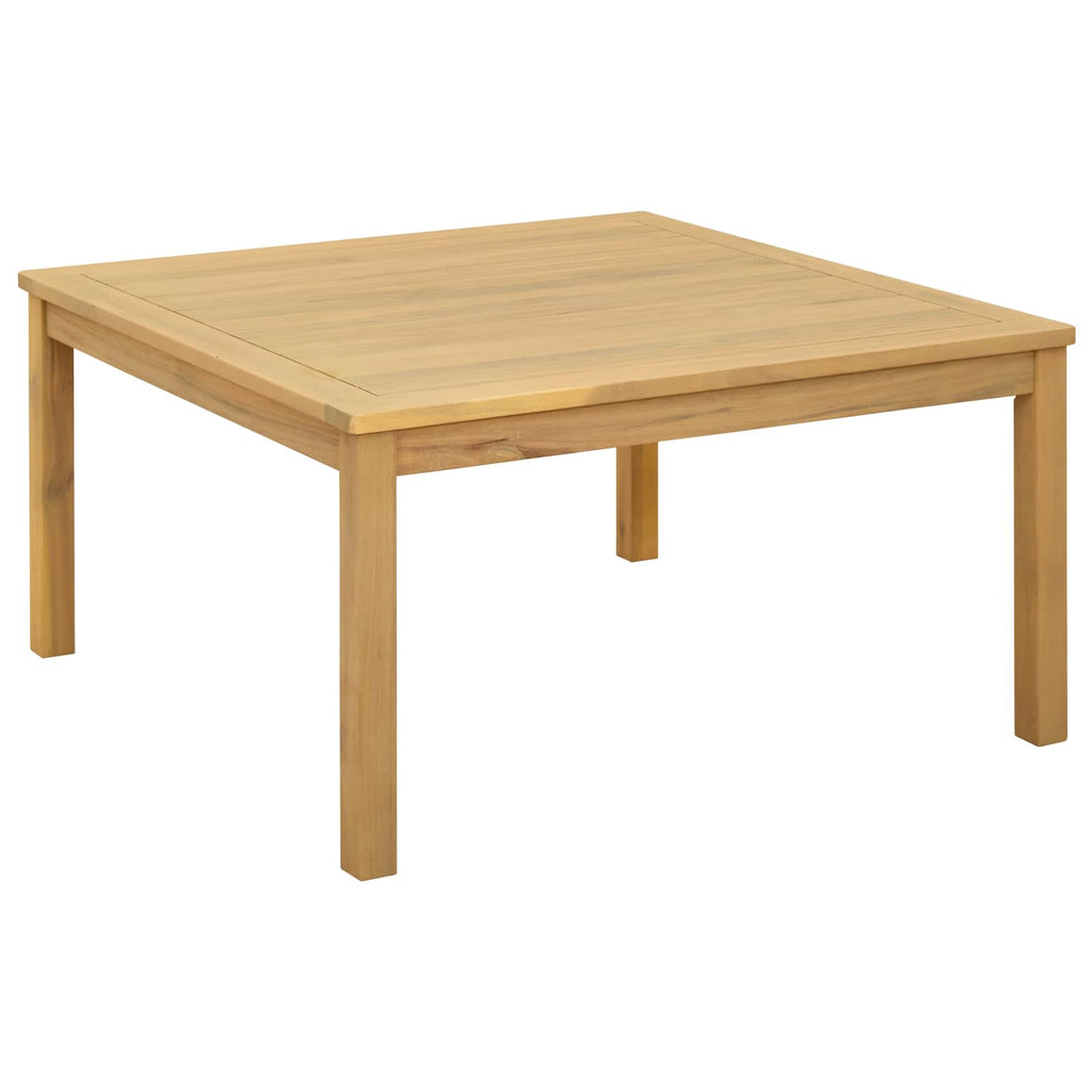 Couchtisch Helles Akazienholz 85 x 85 x 45 cm Massivholz Akazie