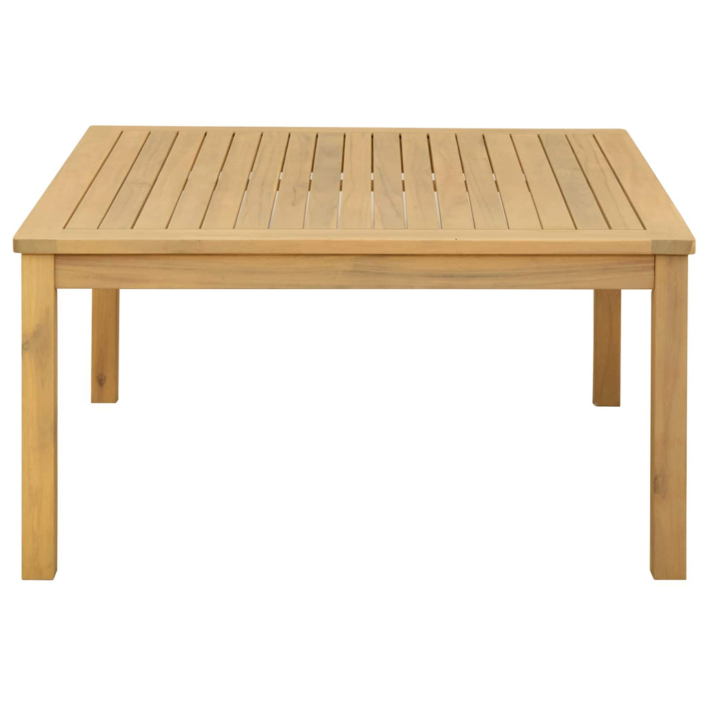 Couchtisch Helles Akazienholz 85 x 85 x 45 cm Massivholz Akazie