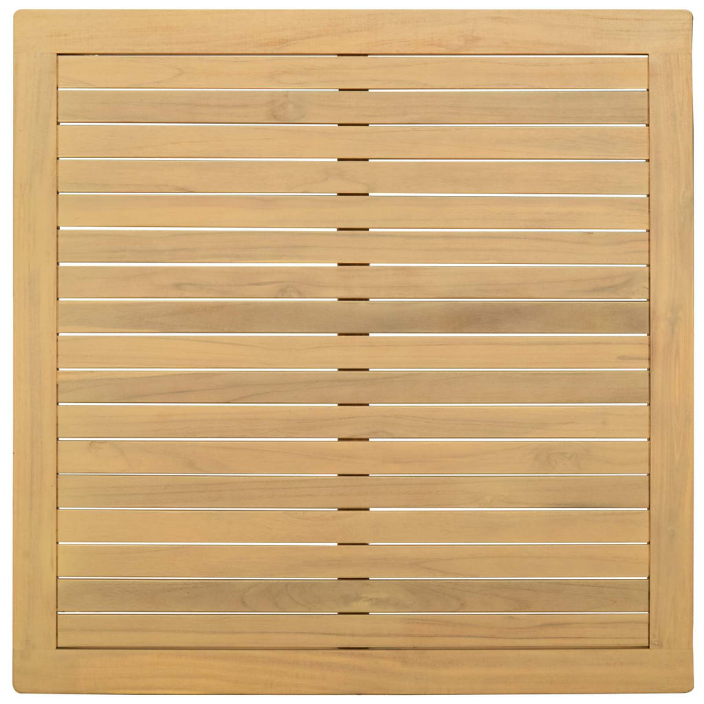 Couchtisch Helles Akazienholz 85 x 85 x 45 cm Massivholz Akazie