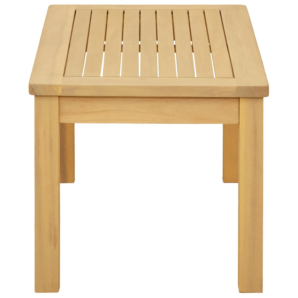 Couchtisch Helles Akazienholz 70 x 40 x 36 cm Massivholz Akazie