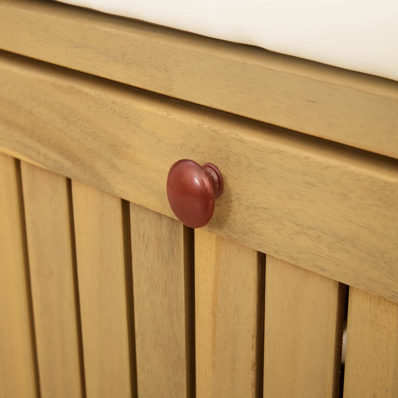 Sitzbank mit Stauraum mit Kissen mit Speicher 120 x 63 x 84 cm
