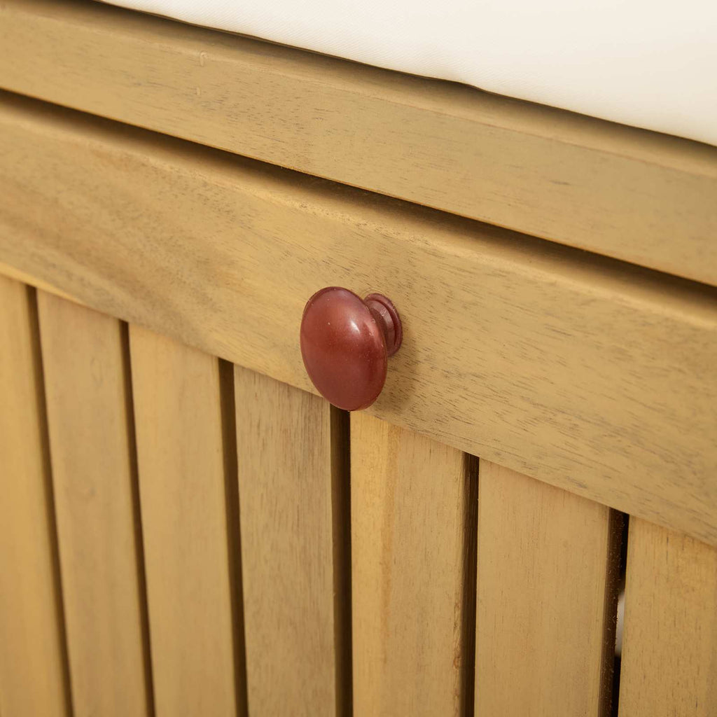 Sitzbank mit Stauraum mit Kissen mit Speicher 148 x 63 x 84 cm